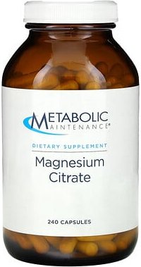 Metabolic Maintenance, Magnesiumcitrat, 250 Kapseln