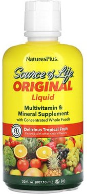 Thumbnail - NaturesPlus, Source of Life, Liquid Multivitamin & Mineral Supplement, flüssiges Multivitamin- und Mineralstoff-Ergänzun...
