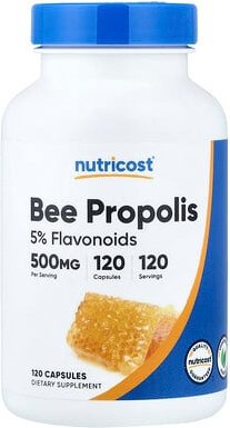 Nutricost, Bienenpropolis, 500 mg, 120 Kapseln