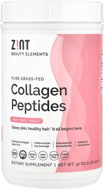 Zint, Pure Grass Fed Collagen Peptides, Unflavored, Kollagenpeptide von grasgefütterten Kühen, geschmacksneutral, Behält...