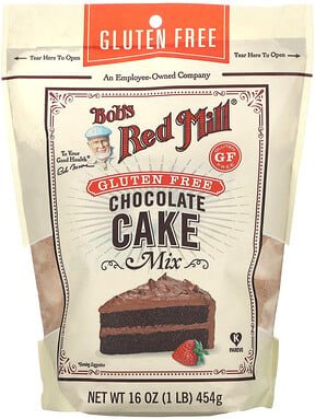 Bob's Red Mill, Glutenfreie Schokoladenkuchenmischung, 454 g (1 lb.)