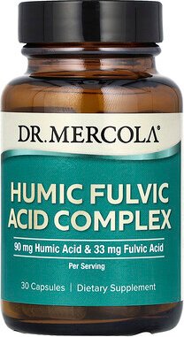 Dr. Mercola, Humic Fulvin Acid Complex, Humin-Fulvinsäure-Komplex, 30 Kapseln