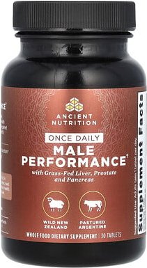 Ancient Nutrition, Once Daily Male Performance, einmal tägliche Einnahme männliche Leistungsfähigkeit, 30 Tabletten