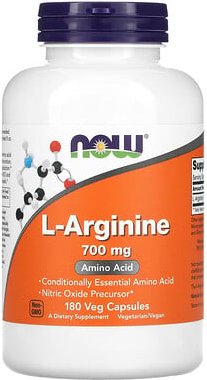 Thumbnail - NOW Foods, L-Arginin, 700 mg, 180 pflanzliche Kapseln