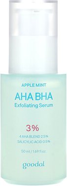 Goodal, AHA BHA 3% Exfoliating Serum, Peeling-Serum mit AHA BHA 3%, Apfel-Minze, 50 ml (1,69 fl. oz.)