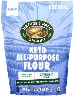 Nature's Path, Organic Keto All-Purpose Flour, Bio-Keto-Allzweckmehl, 454 g (16 oz.)