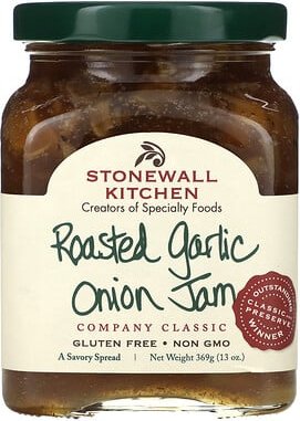 Stonewall Kitchen, Roasted Garlic Onion Marmelade, geröstete Knoblauch-Zwiebel-Marmelade, 369 g (13 oz.)