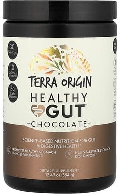 Terra Origin, Healthy Gut™, Gesunder Darm, Schokolade, 354 g (12,49 oz.)