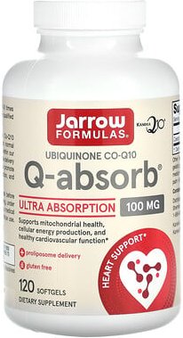 Thumbnail - Jarrow Formulas, Q-absorb Co-Q10, CoQ10, 100 mg, 120 Weichkapseln