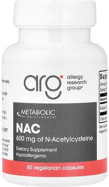 Metabolic Maintenance, NAC, 600 mg, 60 pflanzliche Kapseln