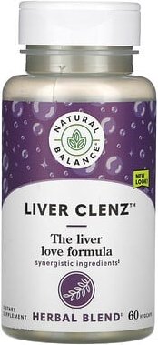 Natural Balance, Leber-Clenz, 60 pflanzliche Kapseln