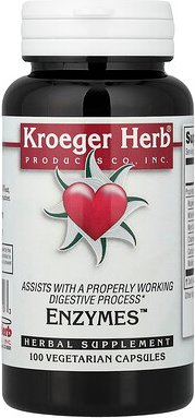 Kroeger Herb Co, Enzymes™, 100 pflanzliche Kapseln