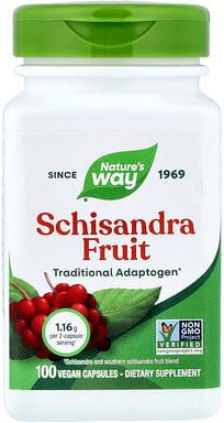 Nature's Way, Schisandra Fruit, Schisandra-Frucht, 100 vegane Kapseln (0,58 g pro Kapsel)