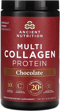 Ancient Nutrition, Multi Collagen Protein, Schokolade, 283,2 g (10 oz.)