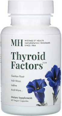 Michael's Health, Schilddrüsenfaktoren, 60 vegane Kapseln