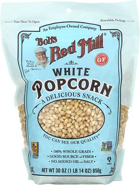 Bob's Red Mill, Weißes Popcorn, 850 g (1 lb.)