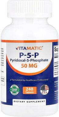 Vitamatic, P-5-P, 50 mg, 240 Tabletten