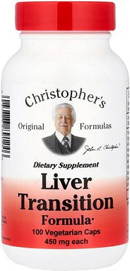 Christopher's Original Formulas, Liver Transition Formula, Lebertransformationsformel, 100 vegetarische Kapseln