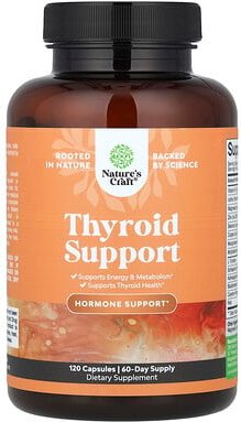 Thumbnail - Nature's Craft, Thyroid Support, Unterstützung der Schilddrüse, 120 Kapseln
