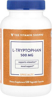The Vitamin Shoppe, L-Tryptophan, 500 mg, 120 pflanzliche Kapseln