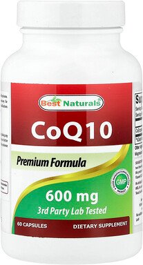 Best Naturals, CoQ10, CoQ10, 600 mg, 60 Kapseln