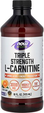 NOW Foods, Sports, L-Carnitine, L-Carnitin, dreifache Stärke, Zitrus, 473 ml (16 fl. oz.)