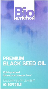 Bio Nutrition, Premium Black Seed Oil, hochwertiges Schwarzkümmelöl, 90 Weichkapseln (500 mg pro Weichkapsel)
