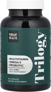 Vibrant Health, Trilogy™, tägliches 3-in-1-Multi-Supplement, 60 Kapseln