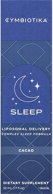 Cymbiotika, Sleep, Liposomal Delivery, Schlaf, liposomale Abgabe, Kakao, 52 ml (1,7 fl. oz.)