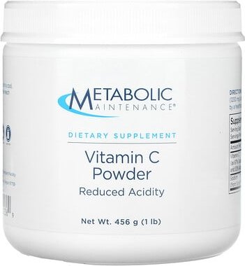 Metabolic Maintenance, Vitamin C Powder, Vitamin-C-Pulver, 456 g (1 lb.)
