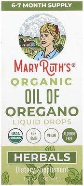 MaryRuth's, Organic Oil of Oregano Liquid Drops, flüssige Bio-Oregano-Öltropfen, 30 ml (1 fl. oz.)