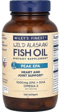 Wiley's Finest, Fischöl aus Alaska, mit höchstem EPA-Wert, 120 Weichkapseln