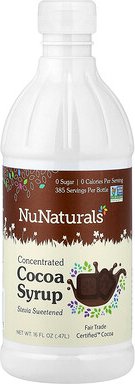 NuNaturals, Concentrated Cocoa Syrup, konzentrierter Kakaosirup, mit Stevia gesüßt, 0,47 l (16 fl. oz.)