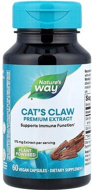 Nature's Way, Cat's Claw, Premium Extract, Katzenkralle, Premium-Extrakt, 175 mg, 60 vegane Kapseln