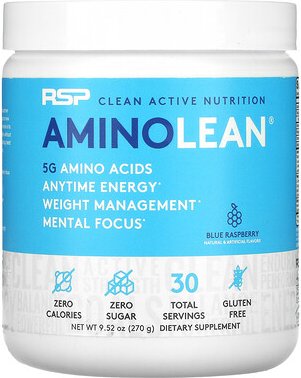 RSP Nutrition, AminoLean, Blaue Himbeere, 270 g (9,52 oz.)