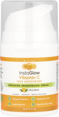 Tree To Tub, InstaGlow, Vitamin C Face Moisturizer, Feuchtigkeitspflege für das Gesicht mit Vitamin C, Zitrusspritzer, 5...