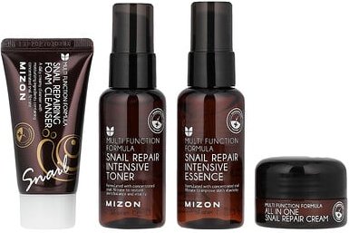 Mizon, Schnecke-Miniatur-Set, 4-teiliges Set