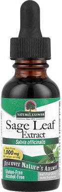 Thumbnail - Nature's Answer, Sage Leaf Extract, Salbeiblattextrakt, alkoholfrei, 255 mg, 30 ml (1 fl. oz.)