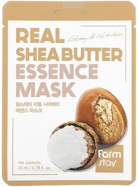Thumbnail - Farmstay, Real Shea Butter Essence Beauty Mask, Beauty-Maske mit Echter Sheabutter, 1 Tuchmaske, 23 ml (0,78 fl. oz.)