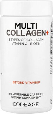 Codeage, Multi Collagen+, Multi-Kollagen+, 180 pflanzliche Kapseln
