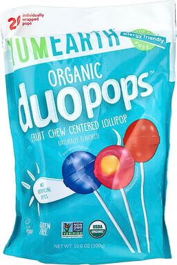 YumEarth, Organic Duopops™, verschiedene, 20 Lutscher, 300 g (10,6 oz.)