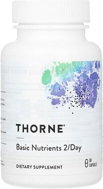 Thorne, Basic Nutrients 2/Day, Ergänzungsmittel mit grundlegenden Nährstoffen, 60 Kapseln