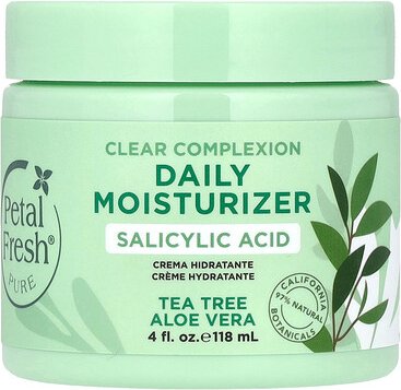 Petal Fresh, Pure, Clear Complexion Daily Moisturizer, reiner, klarer Teint, tägliche Feuchtigkeitspflege, Teebaum, Aloe...