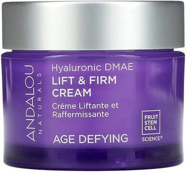 Andalou Naturals, Lift & Firm Cream, straffende und festigende Creme, Hyaluronsäure DMAE, Anti-Aging, 50 g (1,7 oz.)