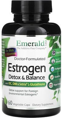 Emerald Laboratories, Östrogen, Detox & Balance, 60 pflanzliche Kapseln