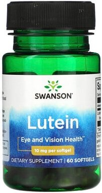 Swanson, Lutein, 10 mg, 60 Weichkapseln