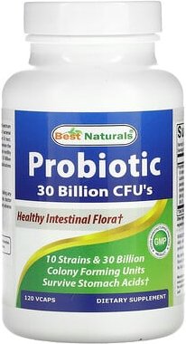 Best Naturals, Probiotikum, 30 Milliarden KBE, 120 Vcaps