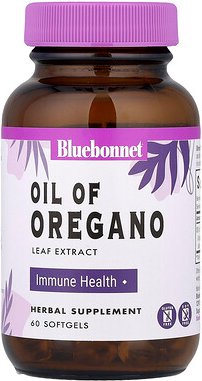 Bluebonnet Nutrition, Oil of Oregano, Öl aus Oregano, Blattextrakt, 60 Weichkapseln (150 mg pro Weichkapsel)