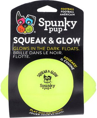 Spunky Pup, Quietschender und leuchtender Fußball, 1 Spielzeug