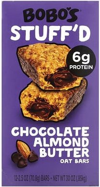 Bobo's Oat Bars, Gefüllte Haferriegel, Schokolade-Mandel-Butter, 12 Riegel, je 70,8 g (2,5 oz.)